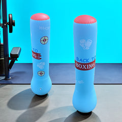 Inflatable Boxing Bag PVC Tumbler Trainer Fitness Sandbag