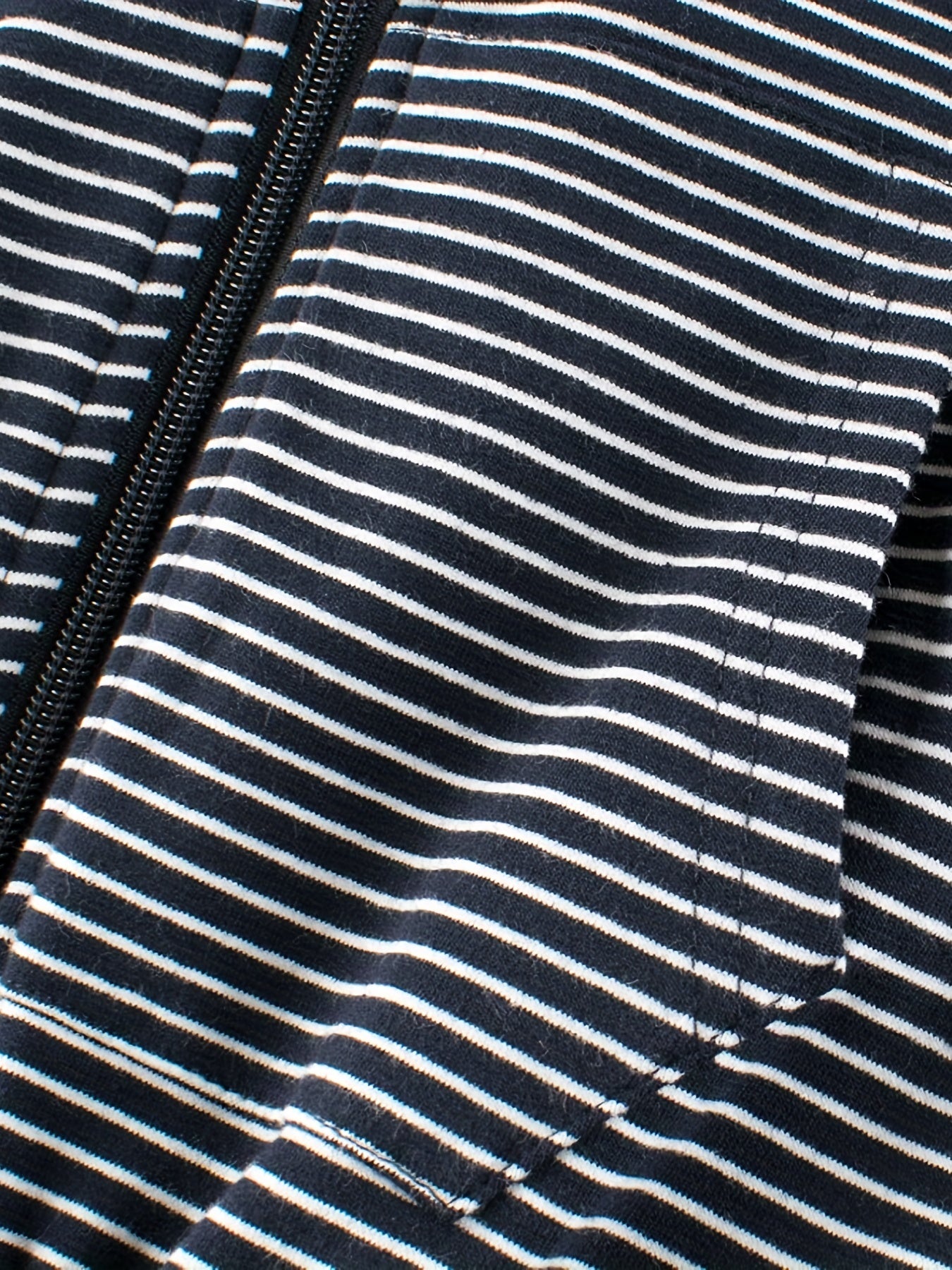 Boys Casual Stripe Hooded Zip Up Cotton Jacket Kids Clothing
