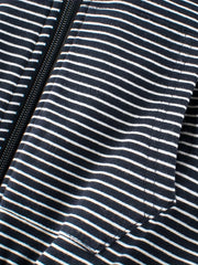 Boys Casual Stripe Hooded Zip Up Cotton Jacket Kids Clothing