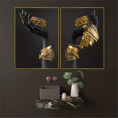 African Woman Wall Painting Art Posters And Prints No Frames