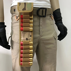 12GA Outdoor Ammo Bag Molle Attachment 16 Shells Button Holder