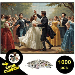 Vintage Dance Party Jigsaw Puzzle 500 pcs