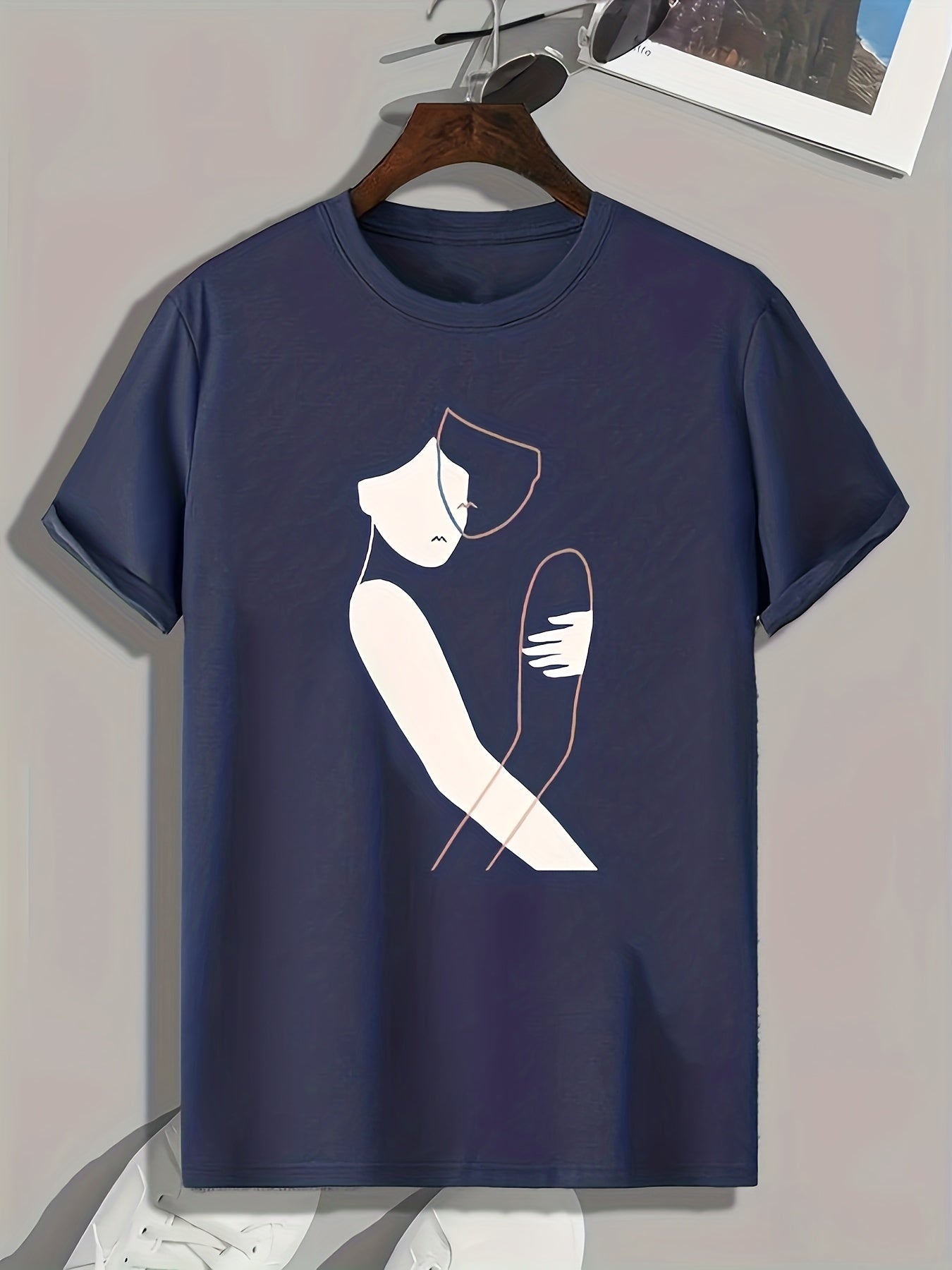 Abstract Pattern Men's Graphic T shirt Casual Tee For Summer