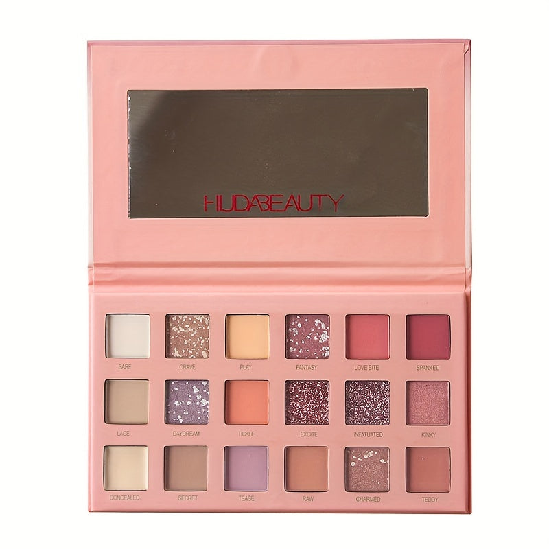 Desert Rose Eyeshadow Palette - 18 Colors Multicolor Makeup
