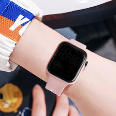LED Display Electronic Sports Watch For Kids