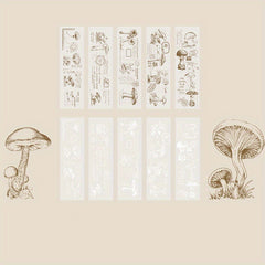 30pcs Paper Card Plants Flowers Washi DIY Decorative Non Adhesive Collage Backgr
