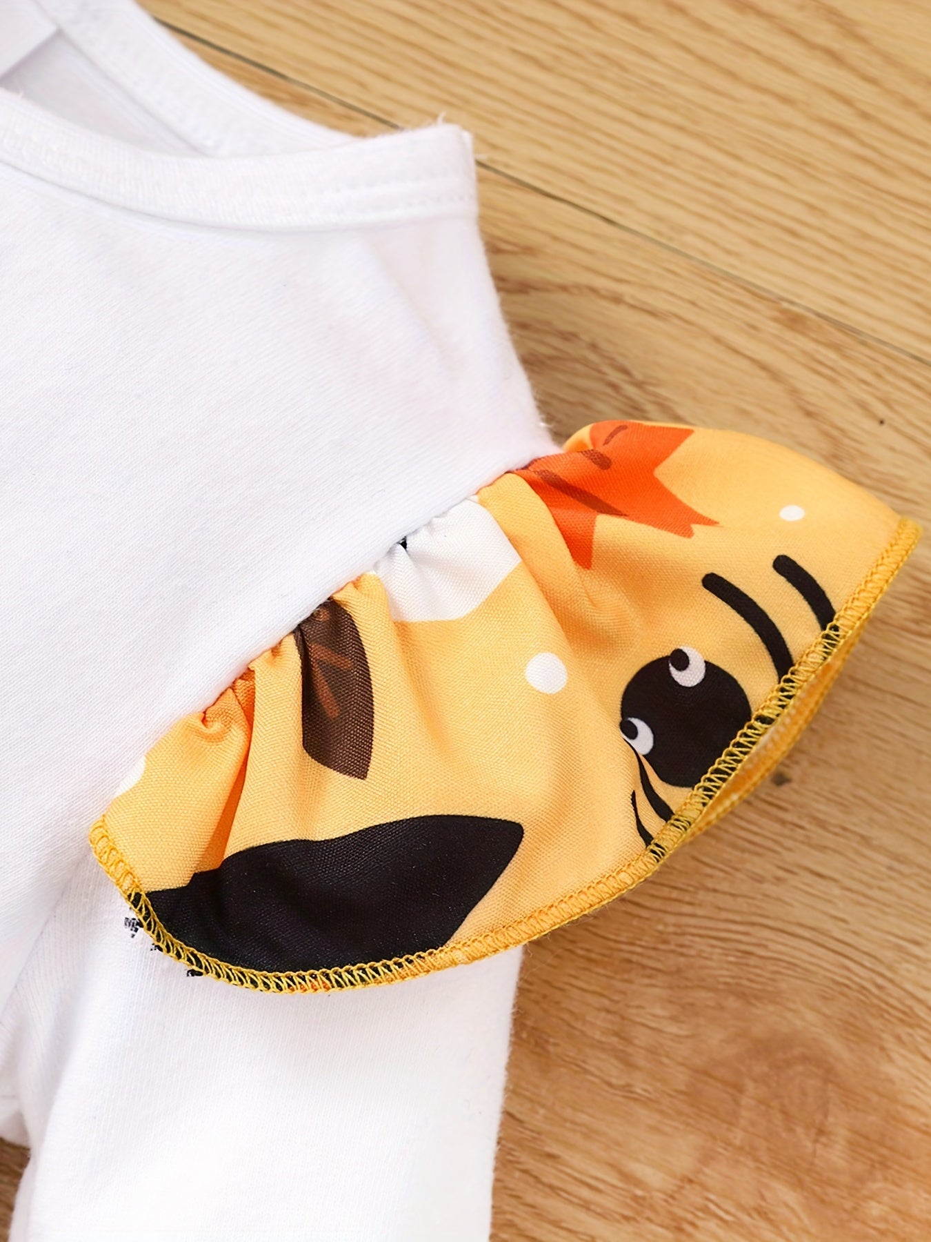 Cartoon Graphic Cotton Halloween Dress for Baby Girl
