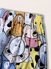 Kids Girls Harem Pants Casual Animal Pattern Joggers