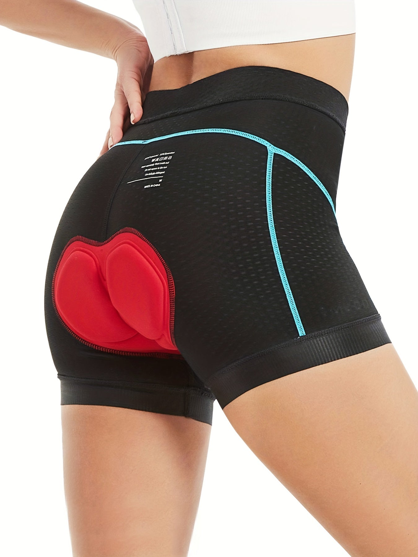 Stretchy Cycling Sports Shorts Padded Yoga Bike Shorts Women's Activewear