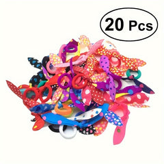 20pcs Rabbit Ears Hair Accessories Hair Ties For Kids