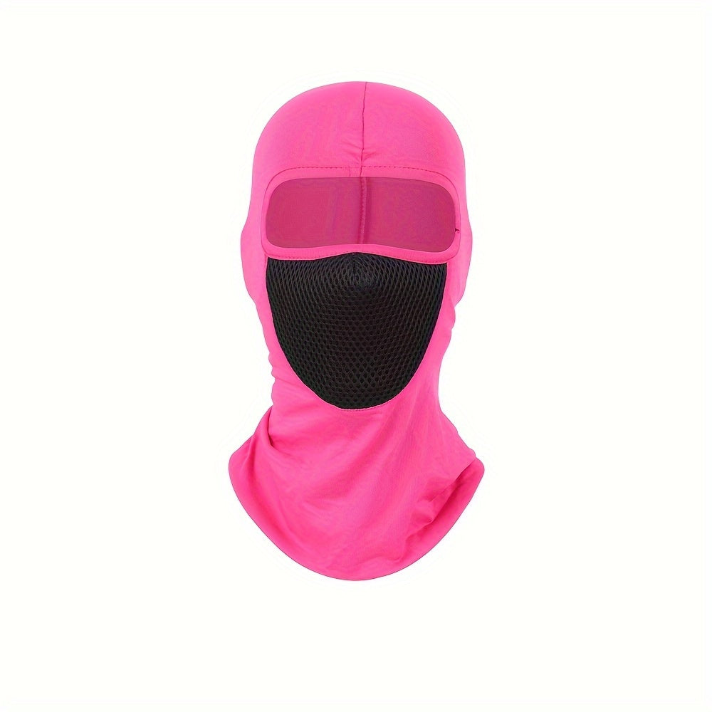 Breathable Balaclava Motorcycle Head Cover Mesh Face Mask Neck Gaiter