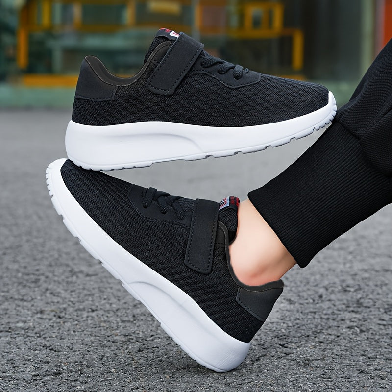 Boy's Breathable Woven Sneakers Non Slip Soft Sole Shoes