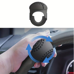 Truck Steering Wheel Spinner Knob ABS & Silicone Non Slip Easy Installation