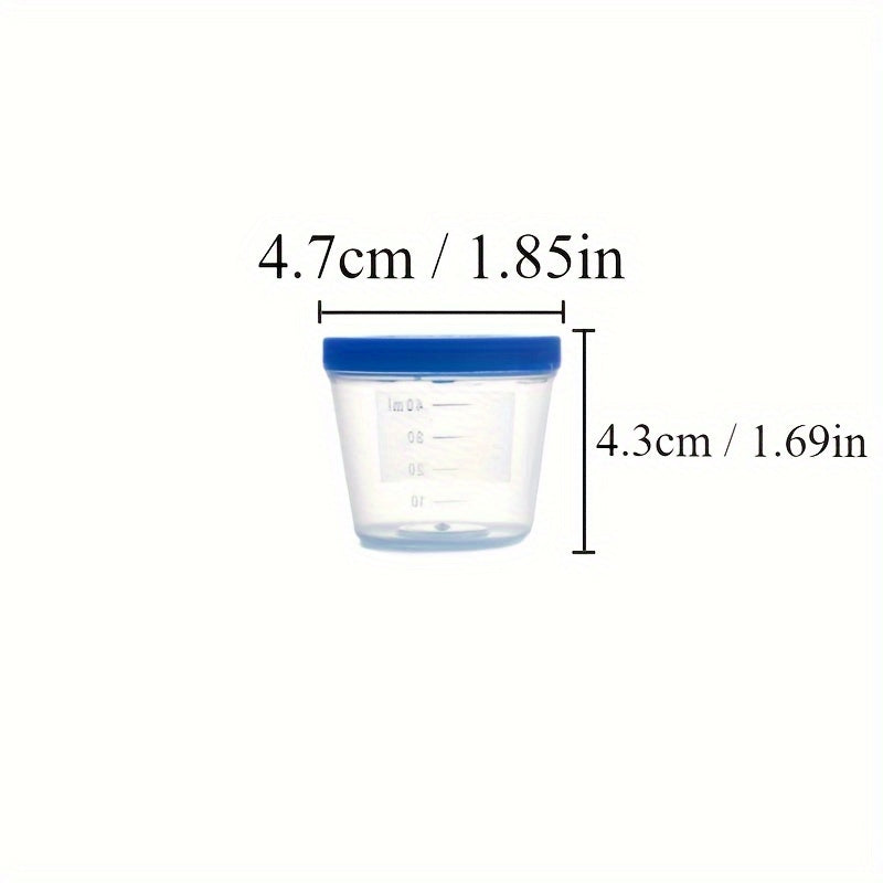 10pcs 1.35oz Fishing Bait Measuring Cup Scale Cup Fishing Accessory