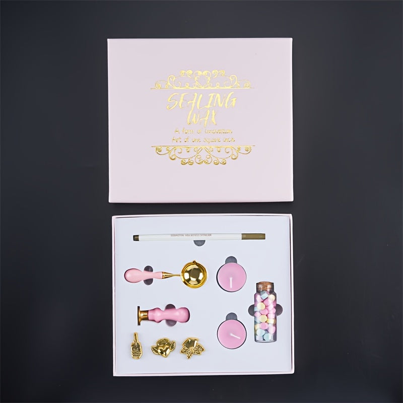 1pc Pink Set Sealing Wax Collection Retro Set