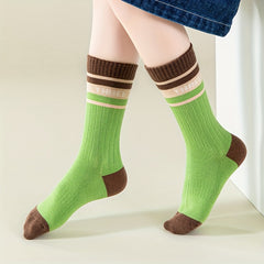 4 Pairs Kids Hiking Sports Socks Casual Style for Spring and Autumn