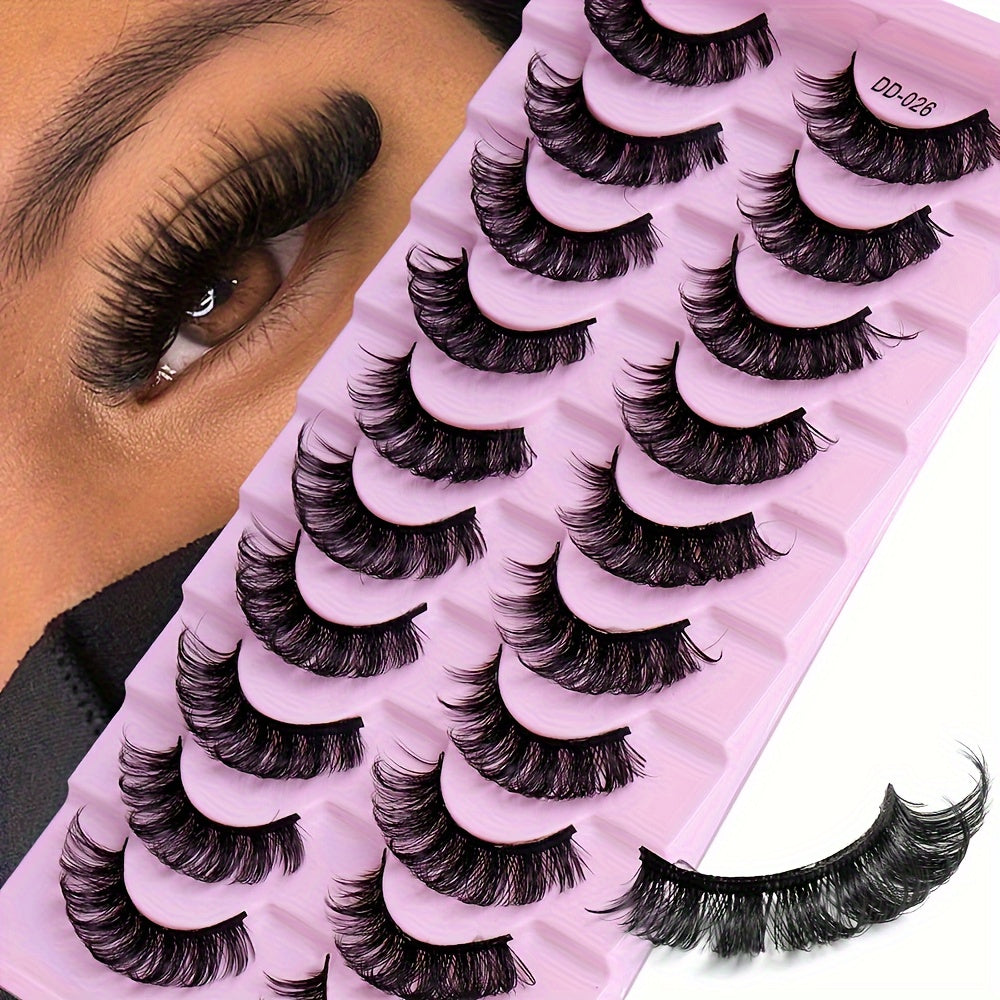 Natural Volume Lash Extensions Soft Fluffy Perfect for Daily & Party Makeup