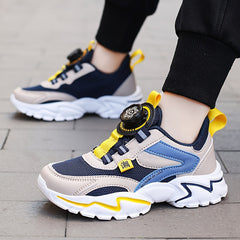 Unisex Kid's Chunky Shoes Soft Sole Sneakers For Outdoor Activities