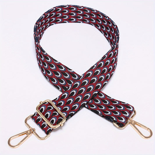Animal Embroidery Adjustable Strap Wide Nylon Shoulder Strap