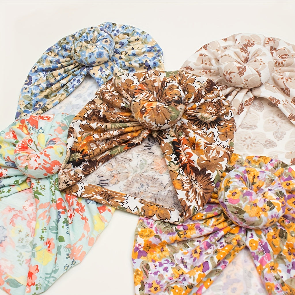 Printed Donut Kids' Hat Baby Hat - Soft & Thin - Newborn Autumn Winter