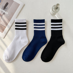 3 Pairs High Performance Athletic Crew Socks
