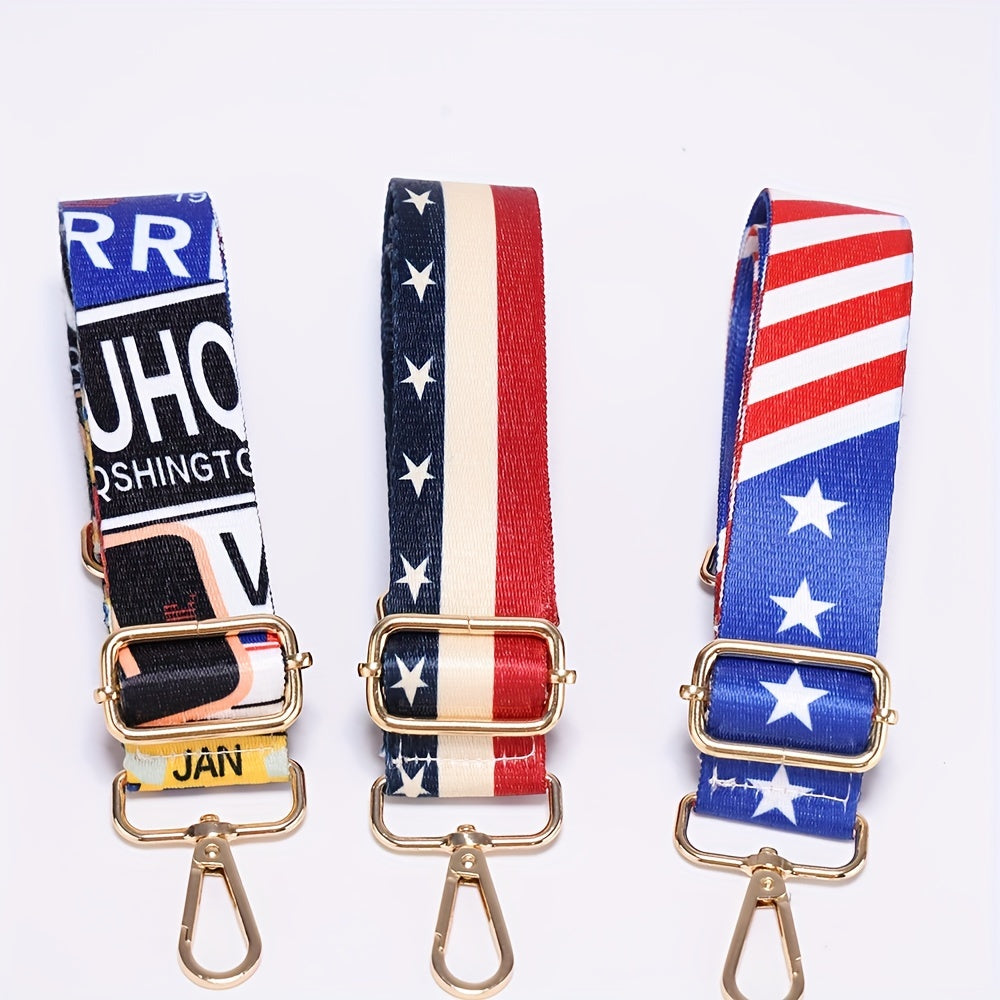 Adjustable Shoulder Strap Flag Replacement Wide Purse Strap