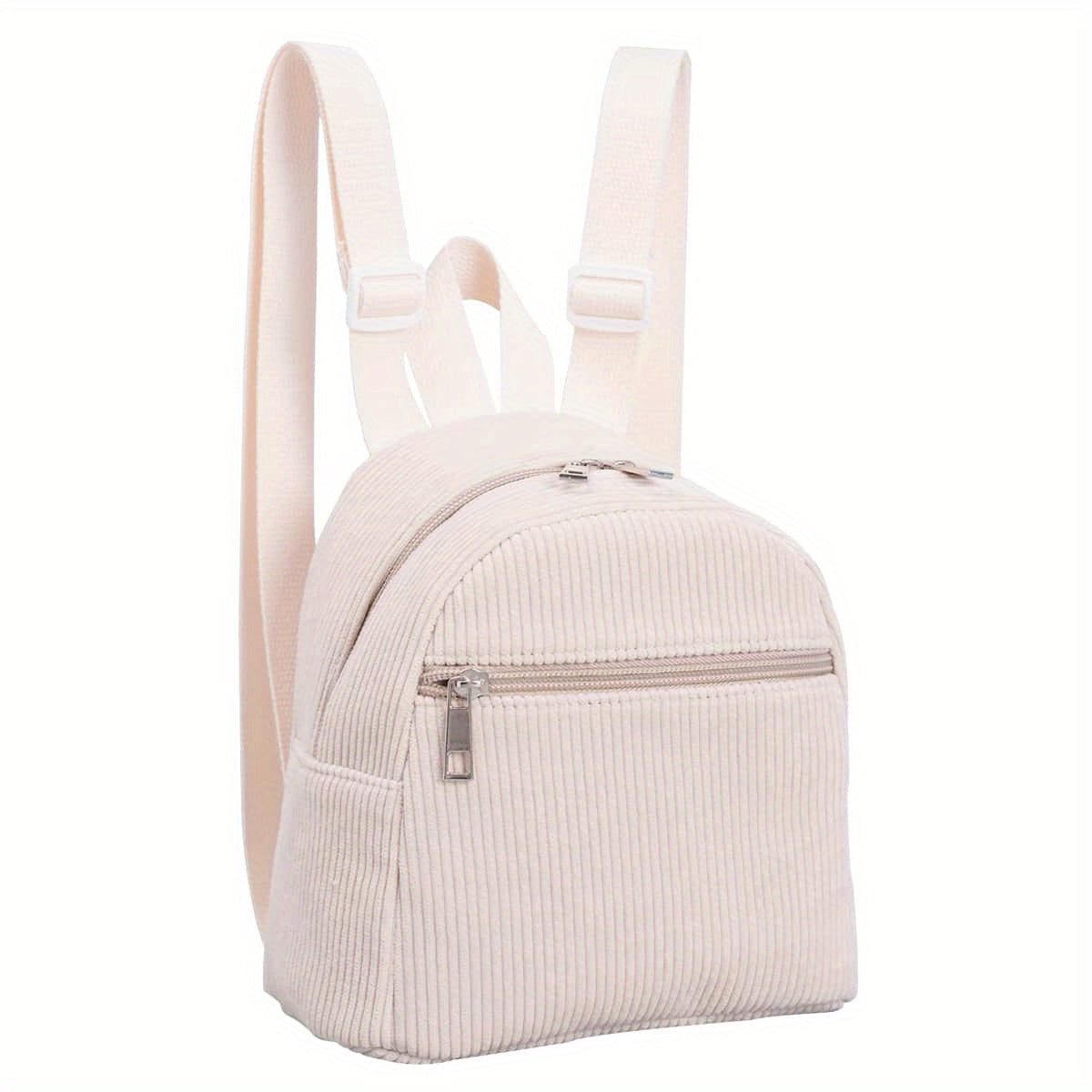 Kids Mini Corduroy Solid Backpack Schoolbag