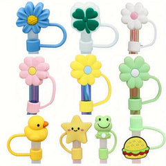 10pcs Soft Straw Dust Cap for 10mm Straw