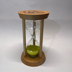 3 Minute Wooden Sand Clock - Fun Gift for Kids & Home Decor
