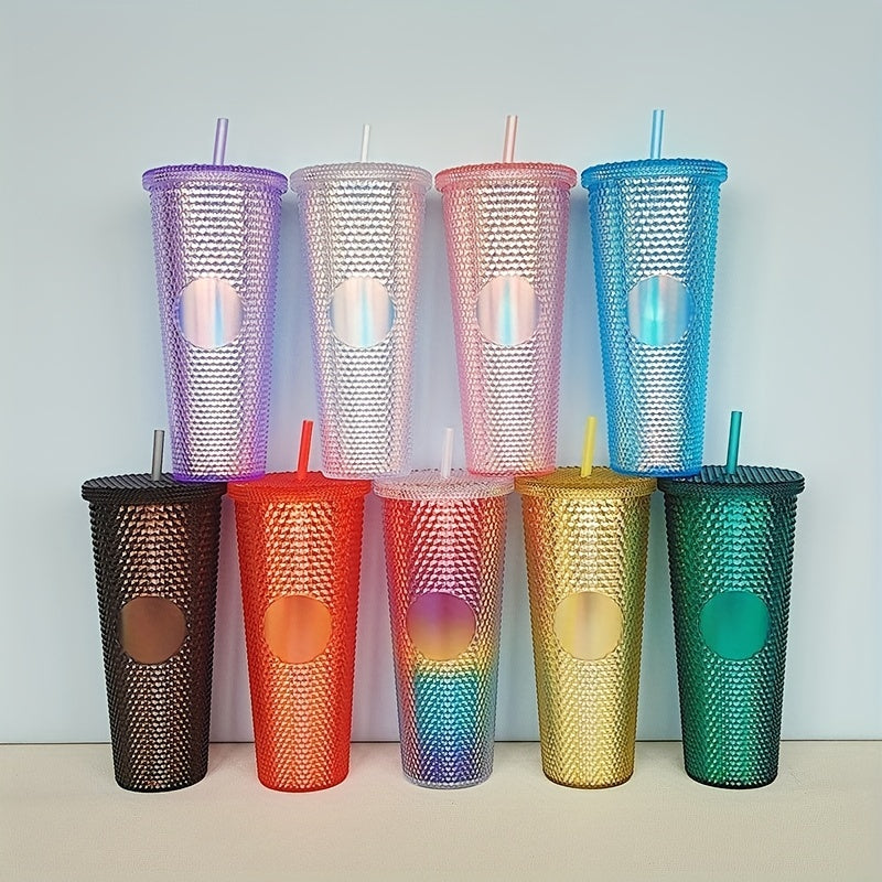 750ml Reusable Water Bottle Leak Proof Lid Straw Sports Fitness Stay Hydrated