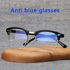 Anti Eyeglass Glasses Large Frame Pilot Glasses For Men And Women
