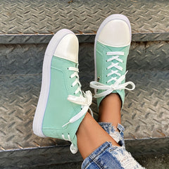 Zip Decor Solid High Top Skate Shoes Casual Lace Up Walking Shoes