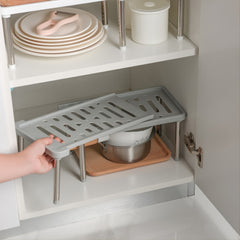 Retractable Sink Storage Rack for Kitchen Bathroom Cabinet