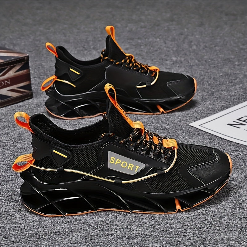 Men's Chunky Lace-up Sneakers Athletic Shoes
