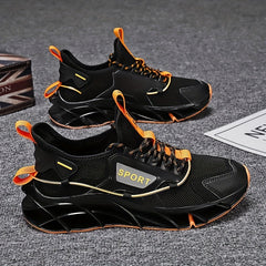 Men's Chunky Lace-up Sneakers Athletic Shoes