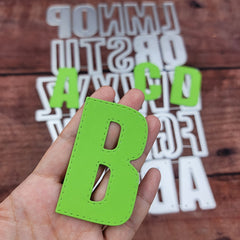 High Large Alphabets Numbers Metal Cutting Dies Scrapbooking Paper Card Making