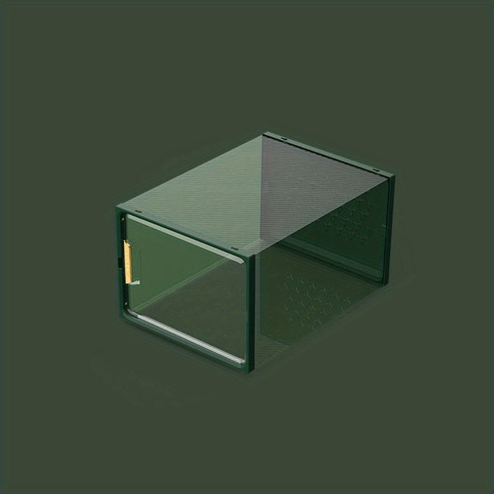 Plastic Shoe Display Box Moistureproof Dustproof Shoe Storage