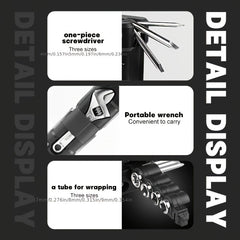 Bike Tool Kit Multitool & Tire Repair Set for Road Cycling