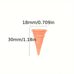 3pcs DIY Ice Cream Cone Accessoires for Crafts Making
