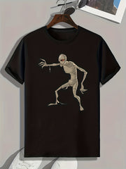 Mummy Print Men's Graphic T shirt Casual Comfy Tees For Summer