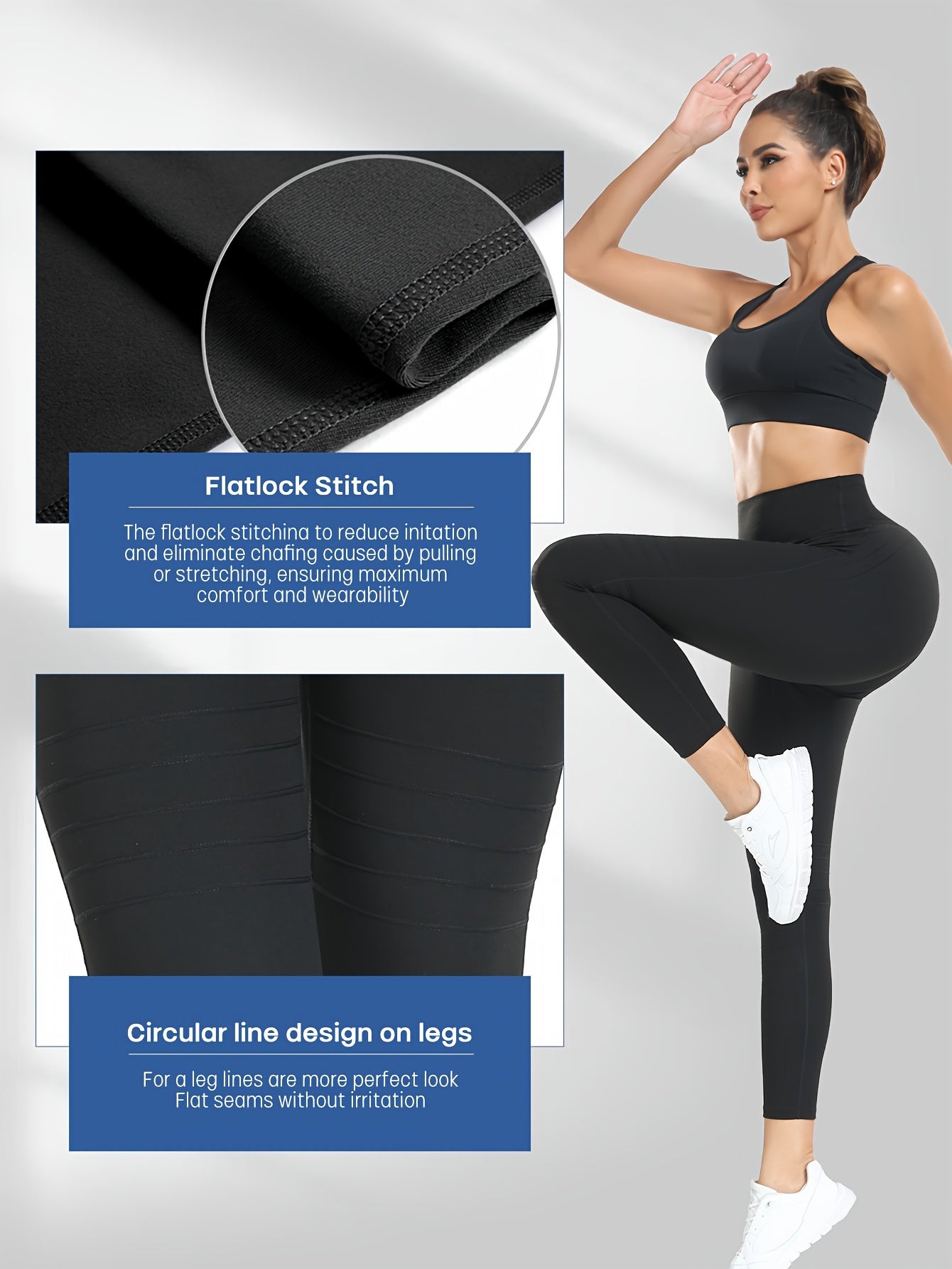 High Waist Butt Lifting Yoga Pants with Pockets