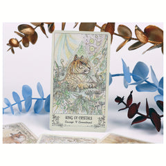 Large Size Tarot Cards 78 Tarot Cards With Booklet Fortune Telling Games
