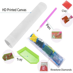 DIY 5D Rhinestone Diamond Art Painting Kit - Home Wall Decor