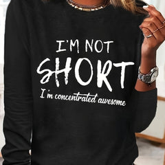 Loose Long Sleeve T-shirt Crew Neck Top Women's Clothing