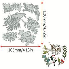 Christmas Metal Cutting Dies for Card Making DIY Crafts Santa Claus