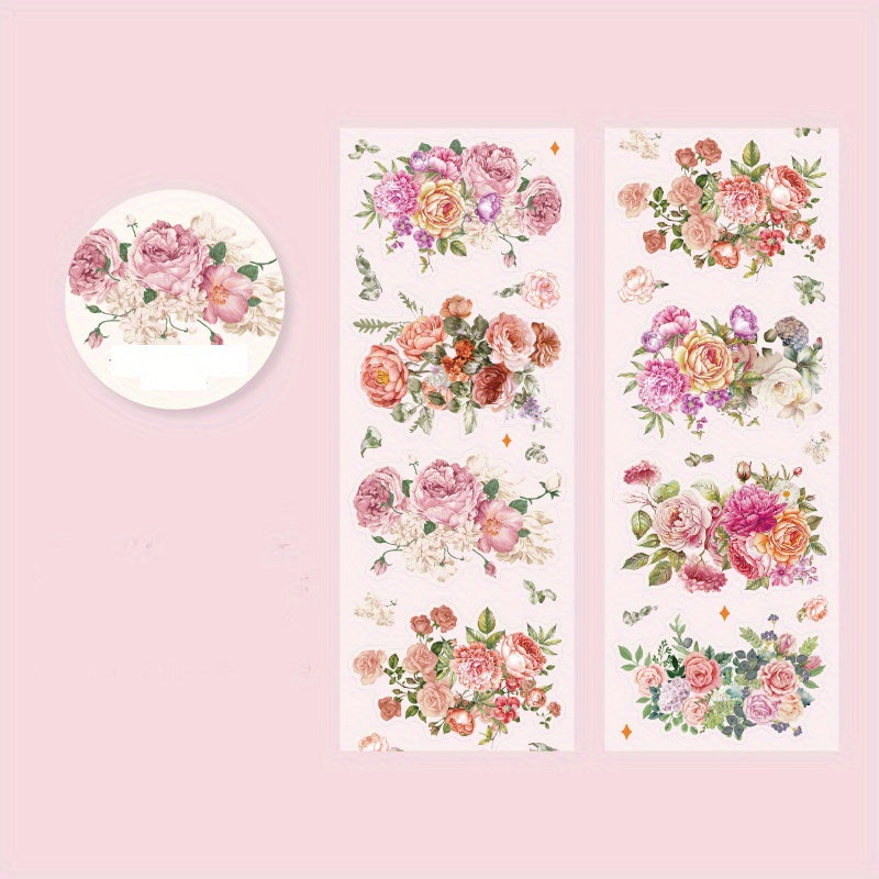 Plant Flower Series PET Tape DIY Production