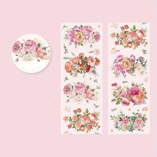 Plant Flower Series PET Tape DIY Production
