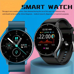 Waterproof Smart Watch Full Touch Screen Silicone Band