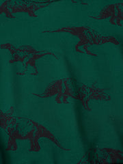 Boys Dinosaur Pullover Sweatshirt Round Neck Long Sleeve Warm Top