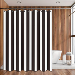 Waterproof Shower Curtain with 12 Hooks 72x72in